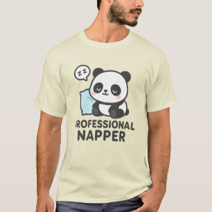 Professioneel Napper Panda T-shirt