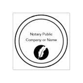 Professioneel Notaris Public Kantoor Rubber Stempe Rubberstempel (Afrduk)