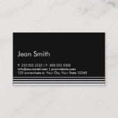 Professioneel ocal Coach Dark Visitekaartje (Achterkant)