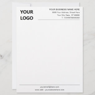 Professioneel Ontwerp Custom Business Letterhead Briefhoofd