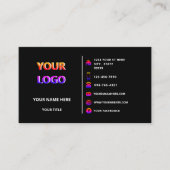 Professioneel ontwerp Uw Visitekaartje met twee kl (Voorkant)