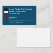 Professioneel ontworpen huisschilder visitekaartje (Voorkant / Achterkant)