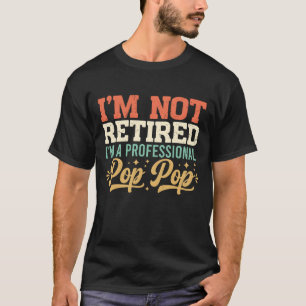 Professioneel Opa Opa Retro Versleten Pensioen T-shirt