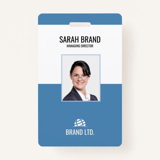 Professioneel Personeel Zakelijk Medewerker ID-bad Badge (Voorkant)