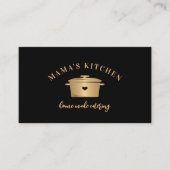 Professioneel Persoonlijk Chef Catering Restaurant Visitekaartje (Voorkant)