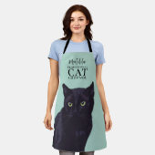Professioneel, persoonlijk Schort met kat (Gedragen)