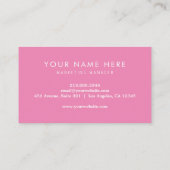 professioneel Pickleball Visitekaartje (Achterkant)