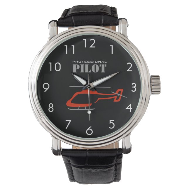 Professioneel piloot horloge (Voorkant)