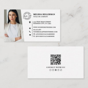 Professioneel QR Code Foto Uw Logo Visitekaartje