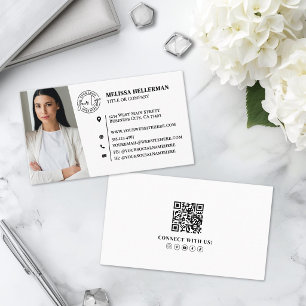 Professioneel QR Code Foto Uw Logo Visitekaartje