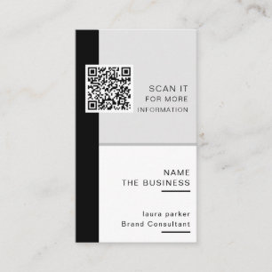 Professioneel QR-code minimaal scanbaar promotie Visitekaartje