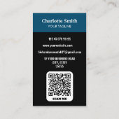 Professioneel QR Code Photo Visitekaartje (Achterkant)