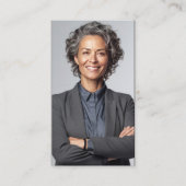 Professioneel QR Code Photo Visitekaartje (Voorkant)