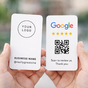 Professioneel QR-code reviewkaartje voor kleine be Visitekaartje