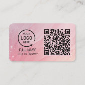 Professioneel QR code visitekaartje voor moderne b Contactkaartje (Voorkant)