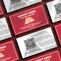 Professioneel QR-code voor rode dakbedekkingsaanne