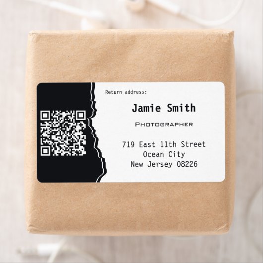 Professioneel QR-codeadres Aangepast fotoadres Etiket (Insitu)