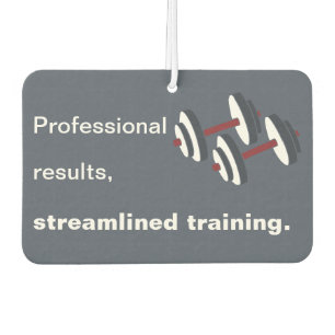Professioneel resultaat, gestroomlijnde training - luchtverfrisser
