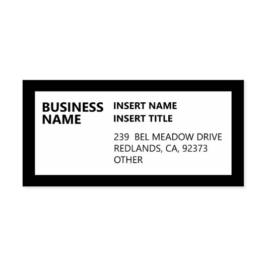 Professioneel retouradres 	rubberstempel (Afrduk)