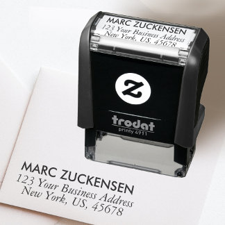 Professioneel retouradres  zelfinktende stempel