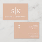 Professioneel Roase Visitenkarten Vorlage Visitekaartje (Voorkant / Achterkant)