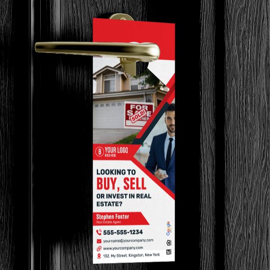 Professioneel Rode Vastgoed Agent Kopen Verkopen I