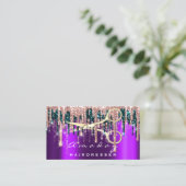 Professioneel Roos met schaar- en schaar- Visitekaartje (Staand voorkant)