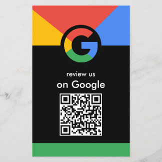 Professioneel scannen om Google QR-code bedrijfsbe Flyer