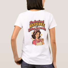 Professioneel Scheidsrechter Sibling Ruzies Retro T-shirt