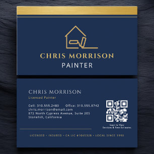 Professioneel Schilder QR-code Visitekaartje