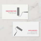 Professioneel schilderen, Visitekaartje schilderen (Voorkant / Achterkant)