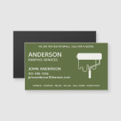 Professioneel schilderij. Magnetisch Visitekaartje (Voorkant / Achterkant)