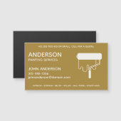 Professioneel schilderij. Magnetisch Visitekaartje (Voorkant / Achterkant)