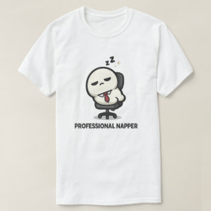 Professioneel Slaapkop - Schattig Vermoeid Kantoor T-shirt