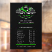 Professioneel Sleepbedrijf, Openingstijden Raamsticker (Vel 2)