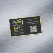 Professioneel sleepbedrijf, sleepdienst magnetisch visitekaartje (Voorbeeld)