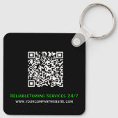 Professioneel sleepbedrijf, sleepdienst sleutelhanger (Achterkant)