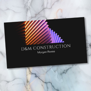 Professioneel, slim ontwerp, QR-code vs. 2 Visitekaartje