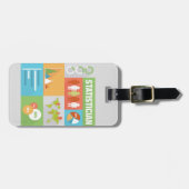Professioneel Statisticus Iconisch Ontwerp Bagagelabel (Voorkant horizontaal)