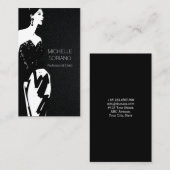 Professioneel stijllijstontwerp voor Mode Visitekaartje (Voorkant / Achterkant)