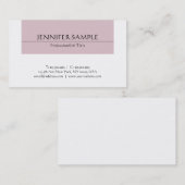 Professioneel, stijlvol design, modern, luxe chass visitekaartje (Voorkant / Achterkant)