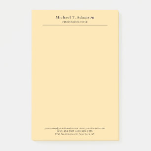 Professioneel Stijlvol Elegant Eenvoudig Modern Be Post-it® Notes