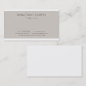 Professioneel stijlvol grafisch ontwerp Moderne lu Visitekaartje (Voorkant / Achterkant)