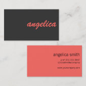 Professioneel stijlvol visitekaartje (Voorkant / Achterkant)