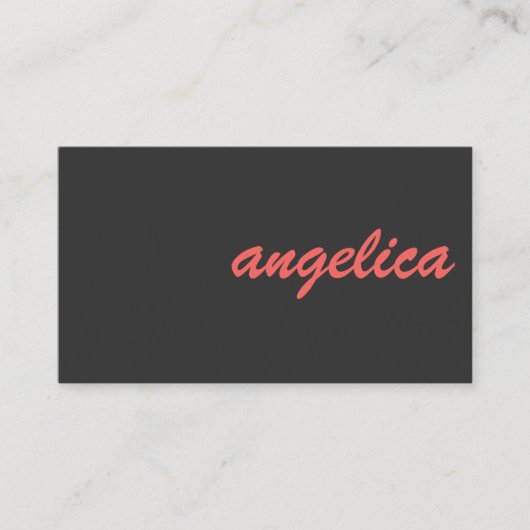 Professioneel stijlvol visitekaartje (Voorkant)