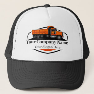Professioneel stortgoederentransportbedrijf trucker pet