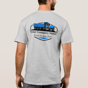 Professioneel stortwagen transportbedrijf t-shirt