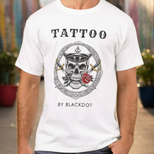 Professioneel Tattoo Artiest Tattoos Studio Modern T-shirt