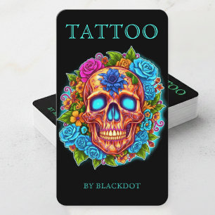 Professioneel Tattooers Tattoo Artiest Tattoo Wink Visitekaartje