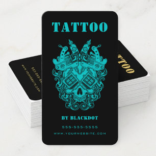 Professioneel Tattooist Tattoo Studio Tattoo Winke Visitekaartje